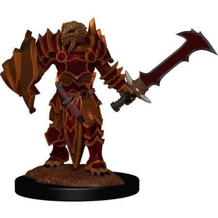 Wizkids WizKids WZK90057 Dungeons & Dragons Nolzurs Marvelous Unpainted Miniatures - Male Dragonborn Paladin Wave 12 WZK90057